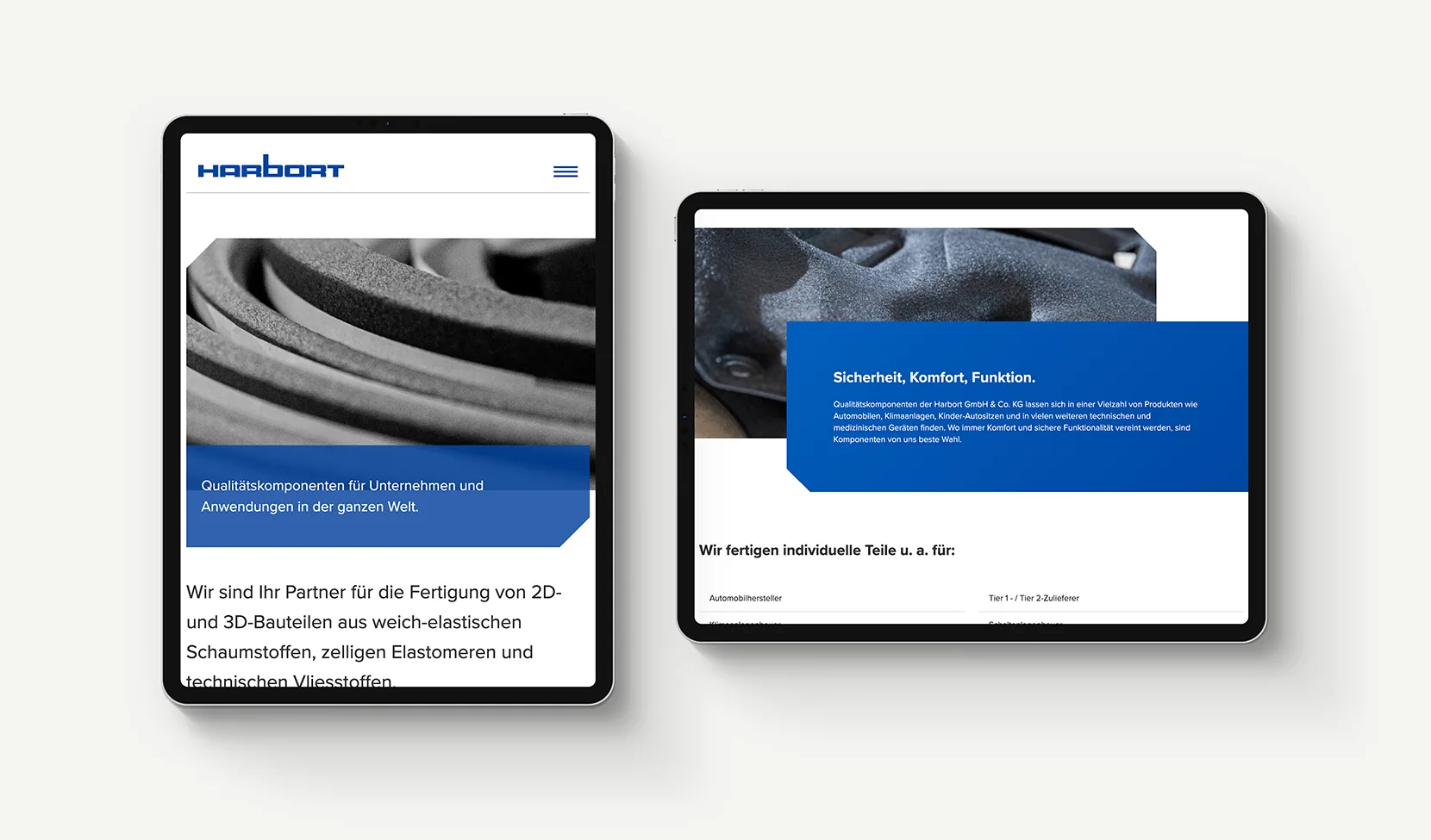 Websiteerstellung für Zulieferer internationaler Industrie- und Fertigungsbetriebe