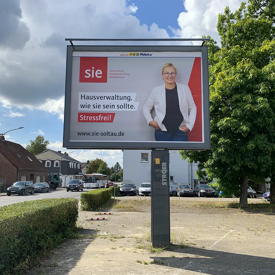Plakatwand-Werbefläche in Innenstadt buchen