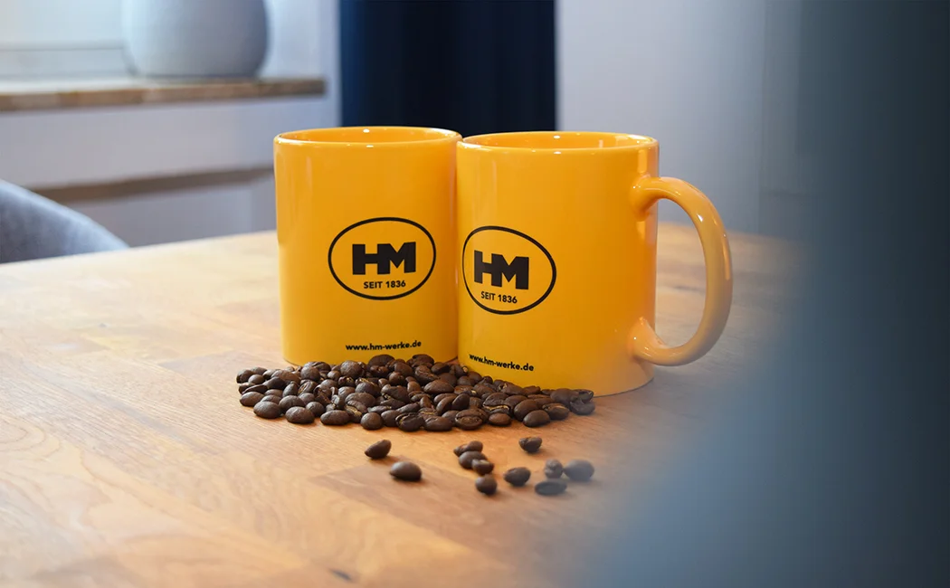 Kaffeetassen mit Logo