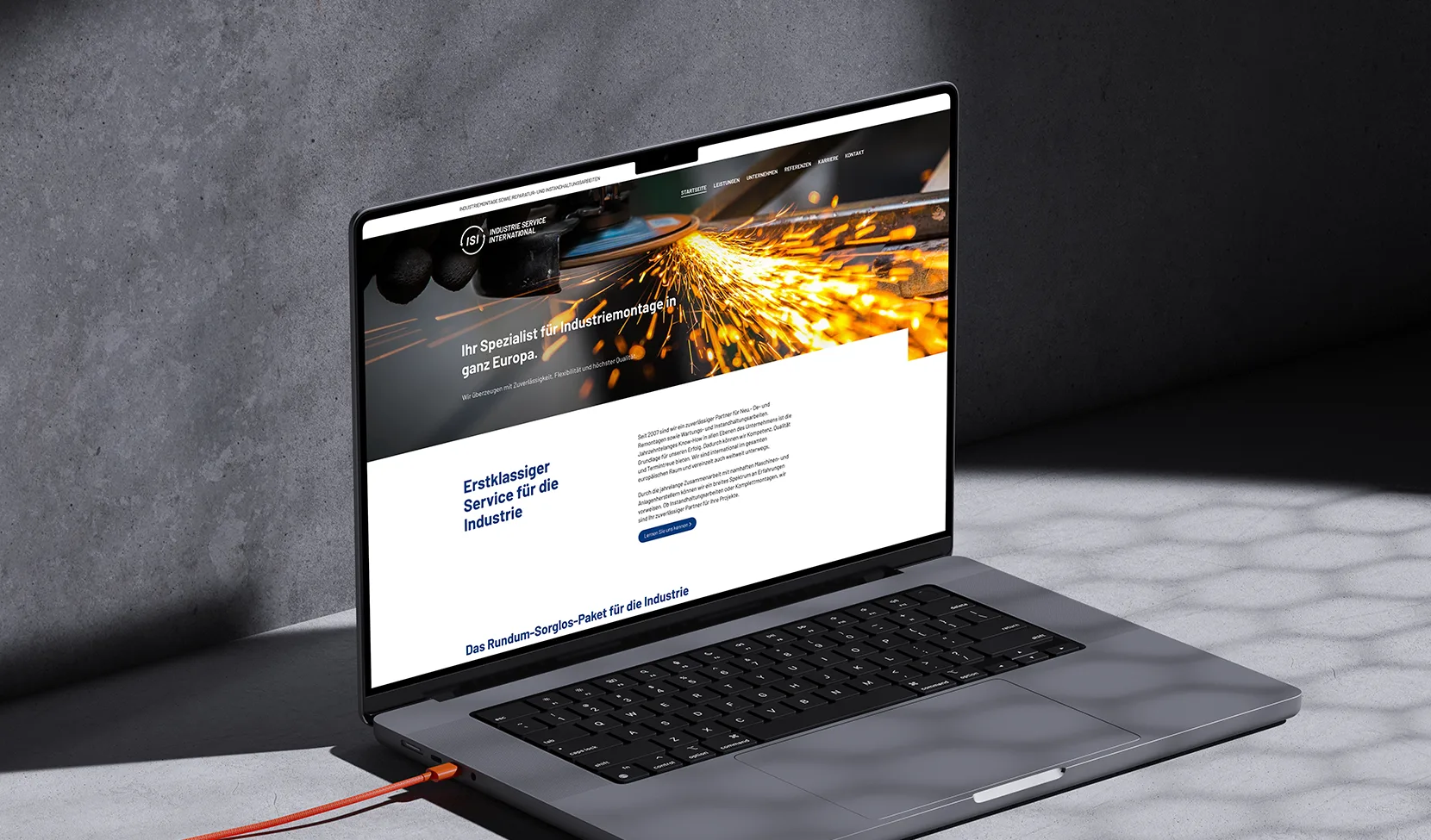 Moderne Website für mehr Umsatzwachstum