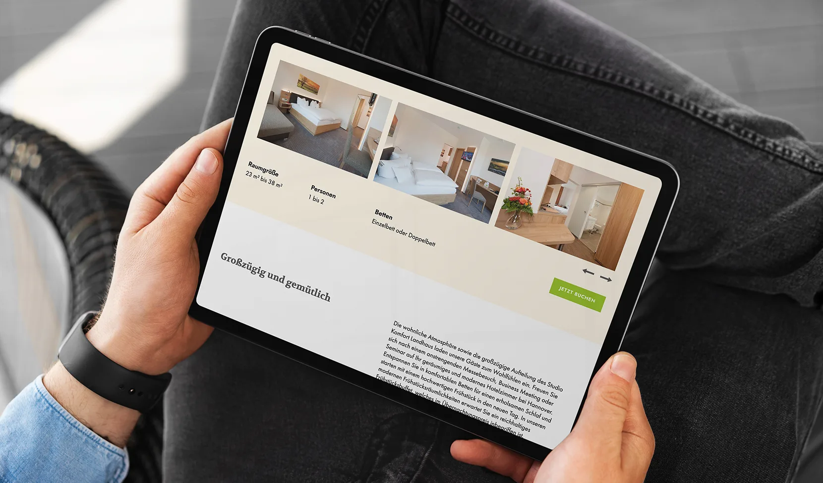Neue Website mit Optimierung für Smartphone und Tablet