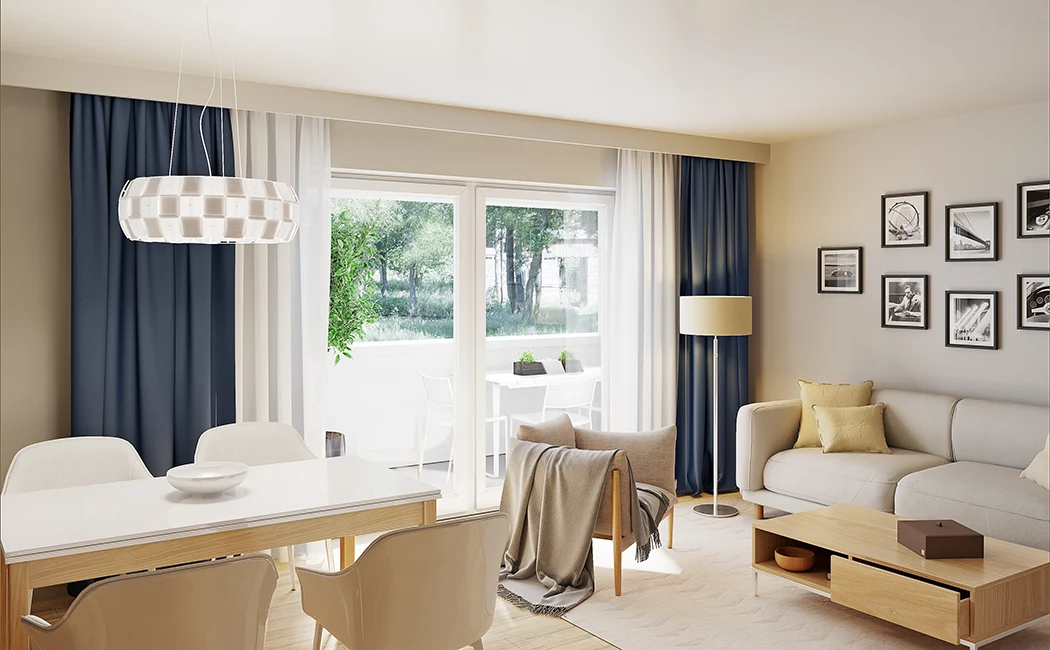 Innenraum-Visualisierung (3D-Rendering)