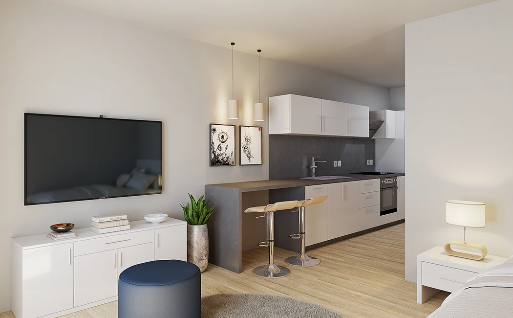 Innenraum-Visualisierung (3D-Rendering)