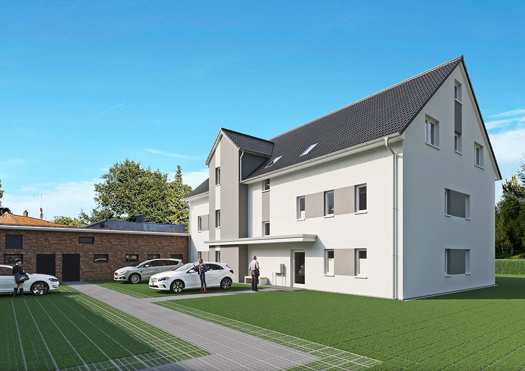 3D-Visualisierung für Neubau-Immobilie