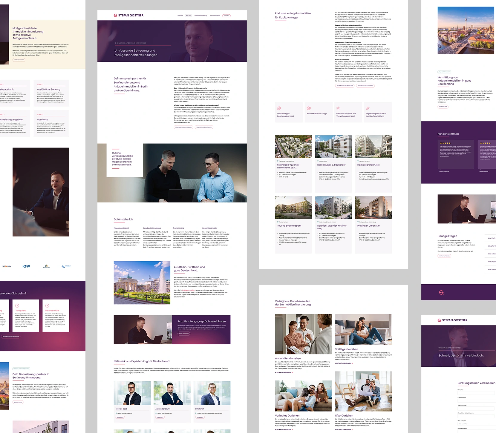 Website Screendesign
