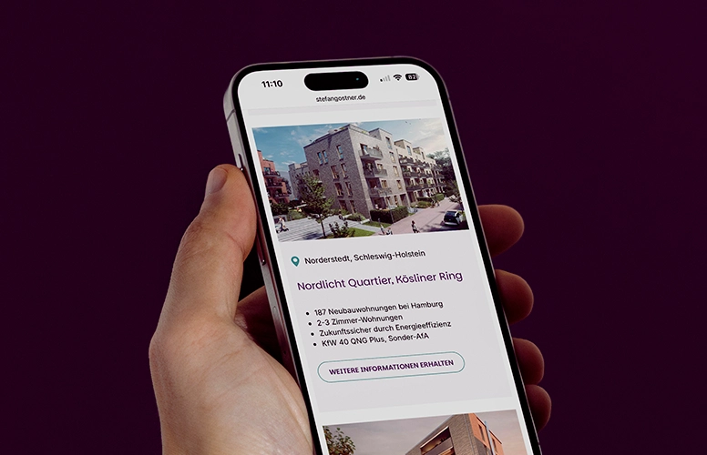 Logoentwicklung und Webdesign für Immobilienfinanzierer in Berlin